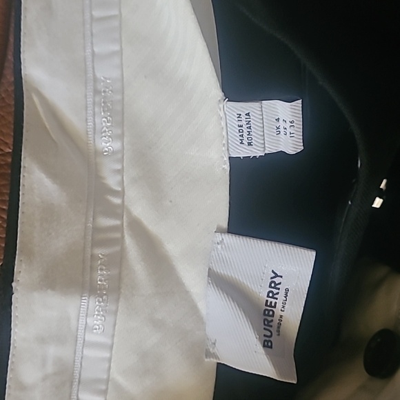 NEW Burberry Slit-Detailed Tailored Trousers, Black, Sz US 2 - Picture 8 of 13